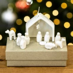 East Of India Porcelain Nativity Set -Campus Gifts Sales 1548 east of india porcelain nativity set 2