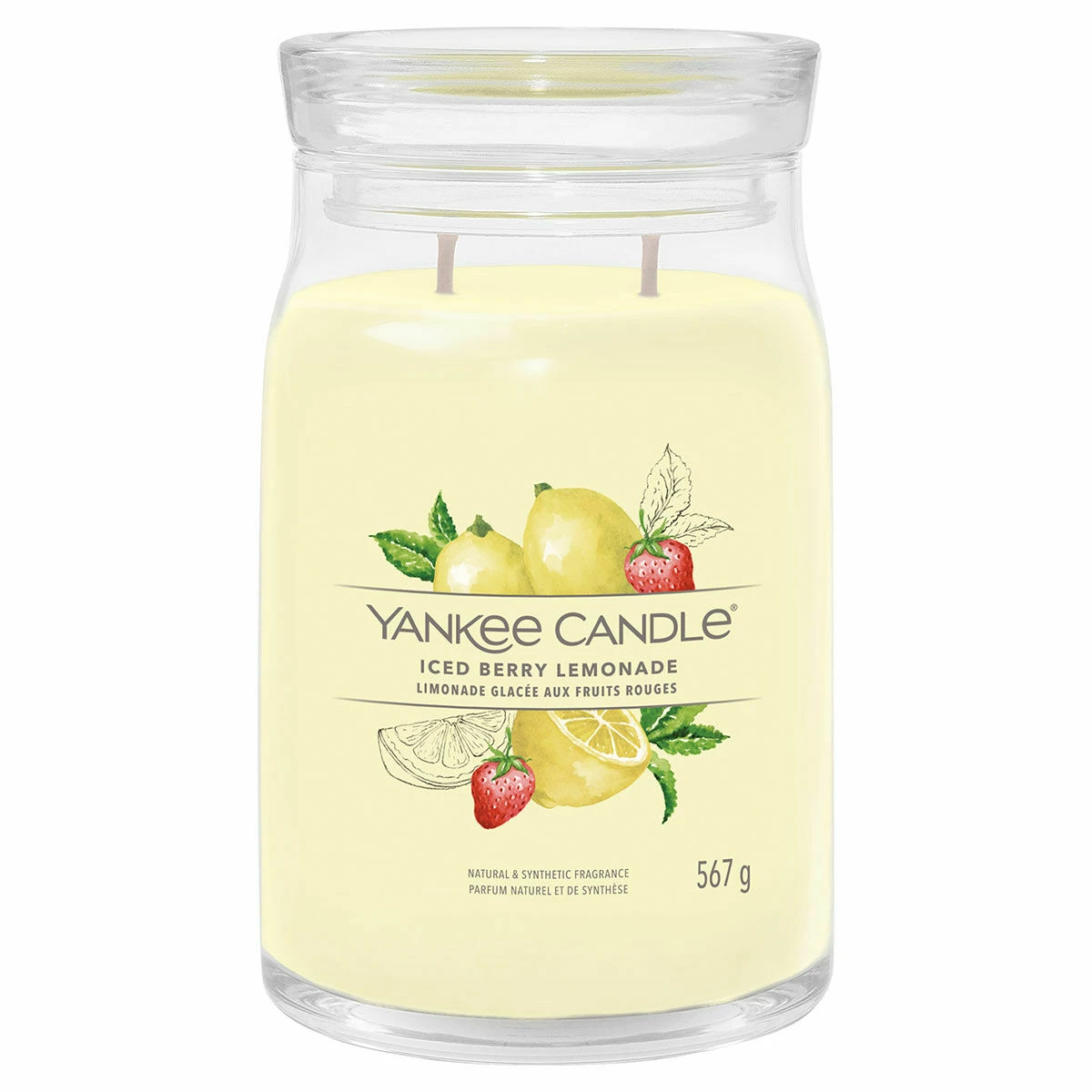 Yankee Candle Iced Berry Lemonade Signature Large Jar Candle 3 Yankee Candle Iced Berry Lemonade Signature Large Jar Candle