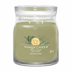 Yankee Candle Sage & Citrus Signature Medium Jar Candle