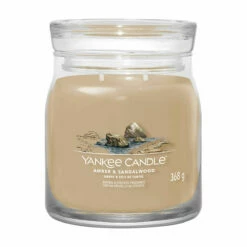 Yankee Candle Amber & Sandalwood Signature Medium Jar Candle