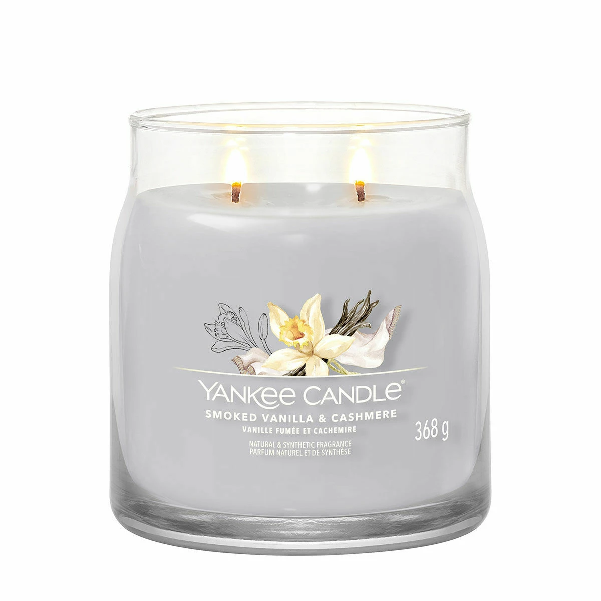 Yankee Candle Smoked Vanilla & Cashmere Signature Medium Jar Candle 4 Yankee Candle Smoked Vanilla & Cashmere Signature Medium Jar Candle - Image 2