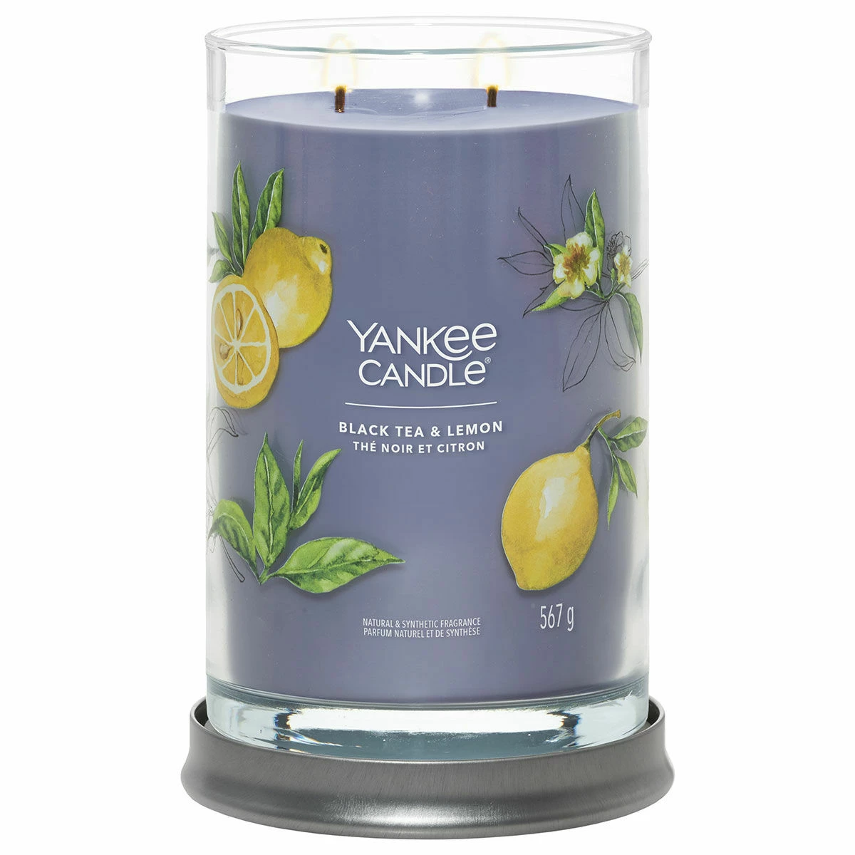Yankee Candle Black Tea & Lemon Signature Large Tumbler Candle 4 Yankee Candle Black Tea & Lemon Signature Large Tumbler Candle - Image 2