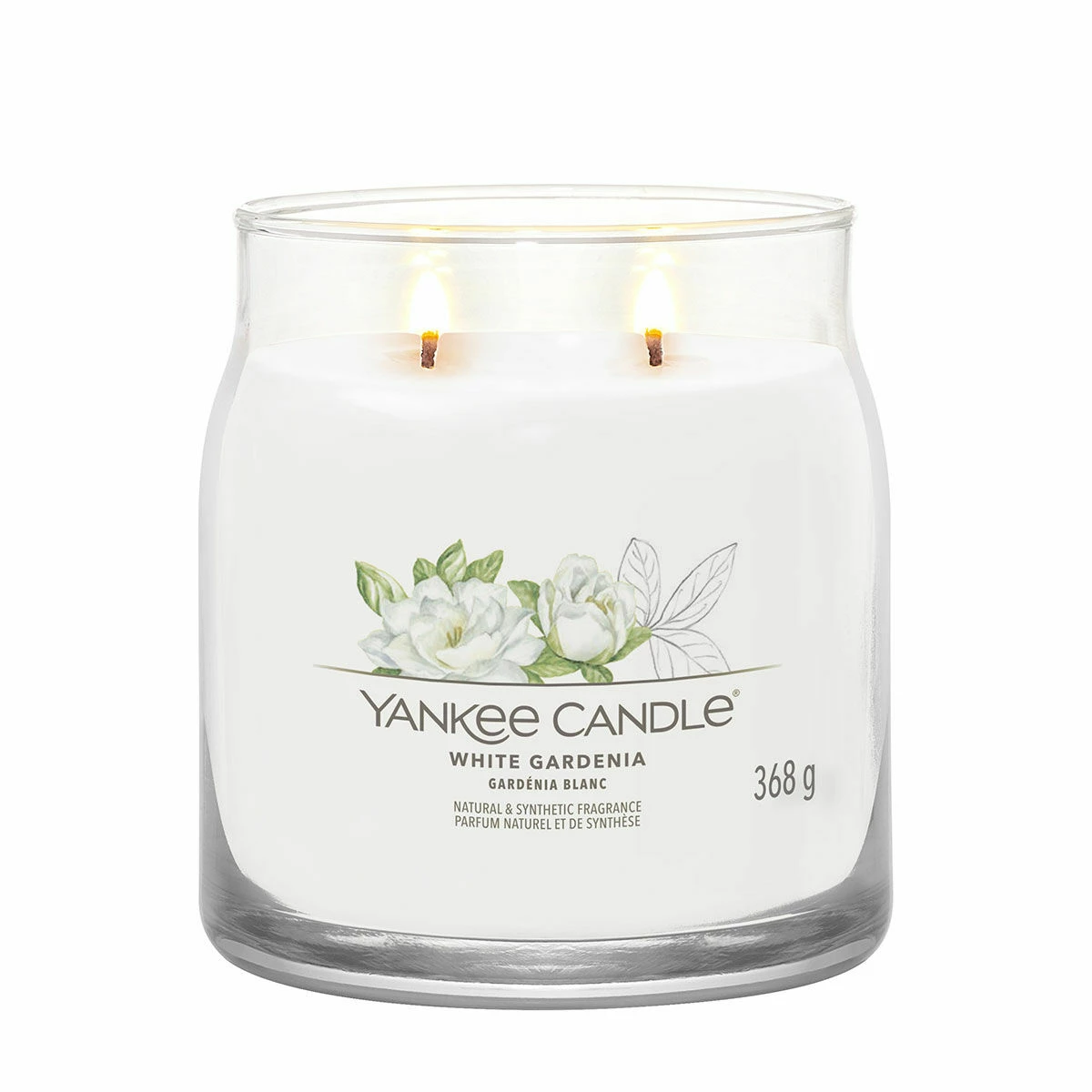 Yankee Candle White Gardenia Signature Medium Jar Candle 4 Yankee Candle White Gardenia Signature Medium Jar Candle - Image 2