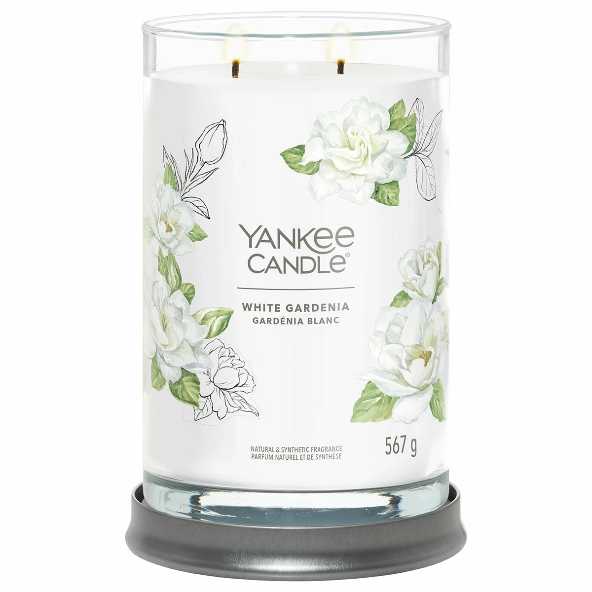 Yankee Candle White Gardenia Signature Large Tumbler Candle 4 Yankee Candle White Gardenia Signature Large Tumbler Candle - Image 2