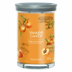 Yankee Candle Farm Fresh Peach Signature Large Tumbler Candle