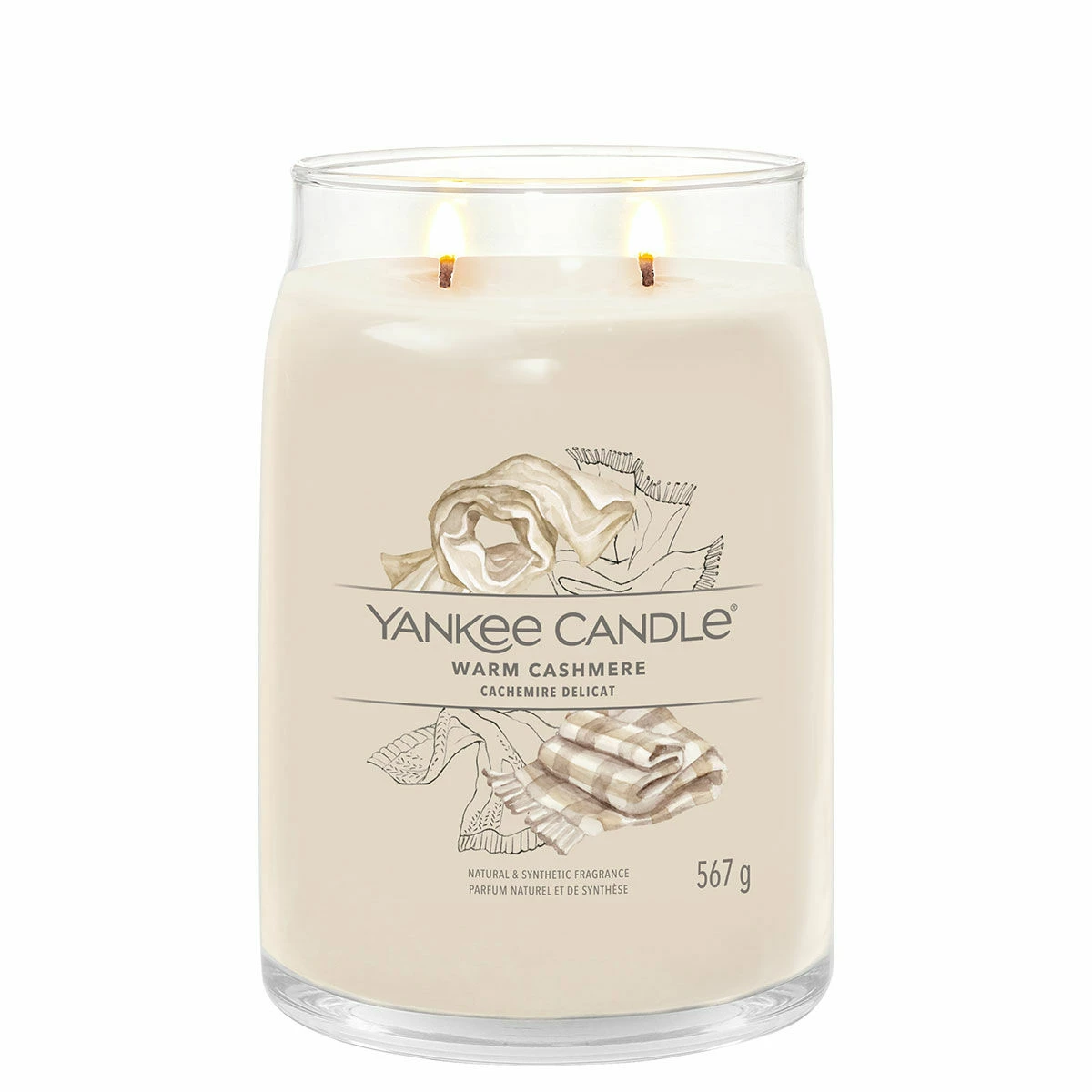 Yankee Candle Warm Cashmere Signature Large Jar Candle 4 Yankee Candle Warm Cashmere Signature Large Jar Candle - Image 2