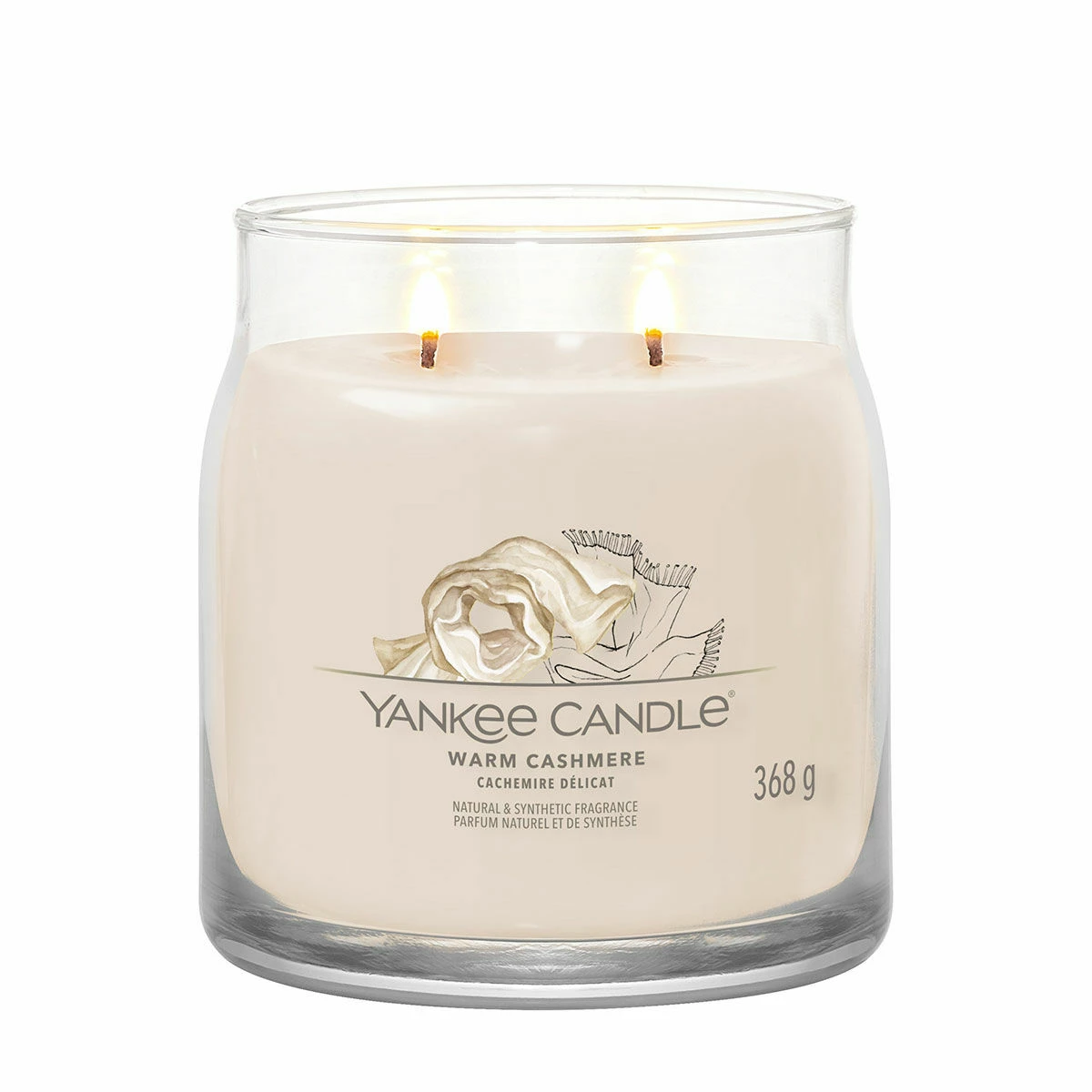 Yankee Candle Warm Cashmere Signature Medium Jar Candle 4 Yankee Candle Warm Cashmere Signature Medium Jar Candle - Image 2