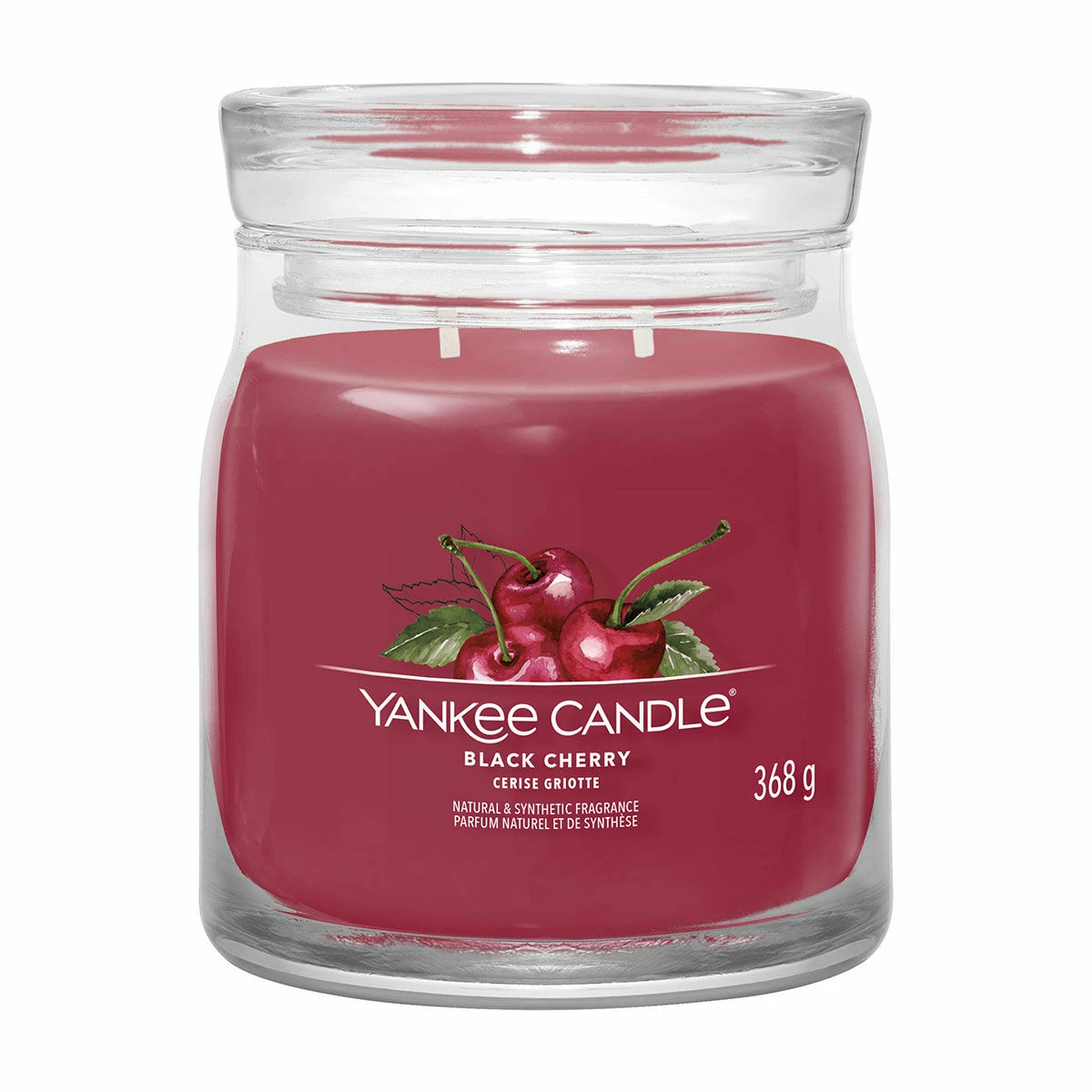 Yankee Candle Black Cherry Signature Medium Jar Candle 3 Yankee Candle Black Cherry Signature Medium Jar Candle