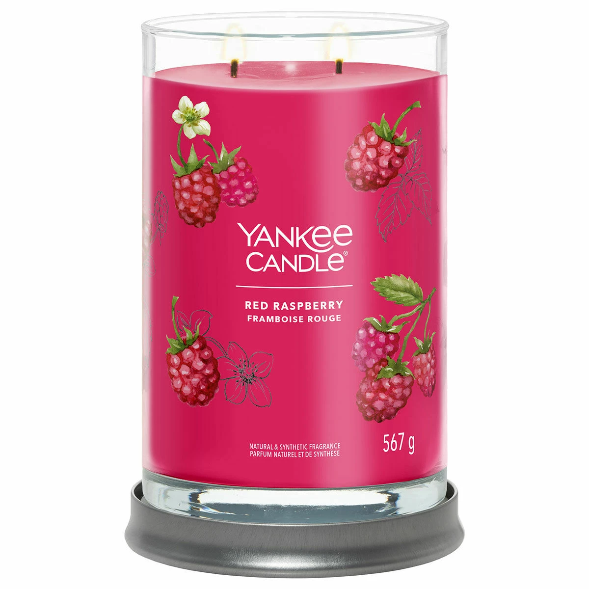 Yankee Candle Red Raspberry Signature Large Tumbler Candle 4 Yankee Candle Red Raspberry Signature Large Tumbler Candle - Image 2