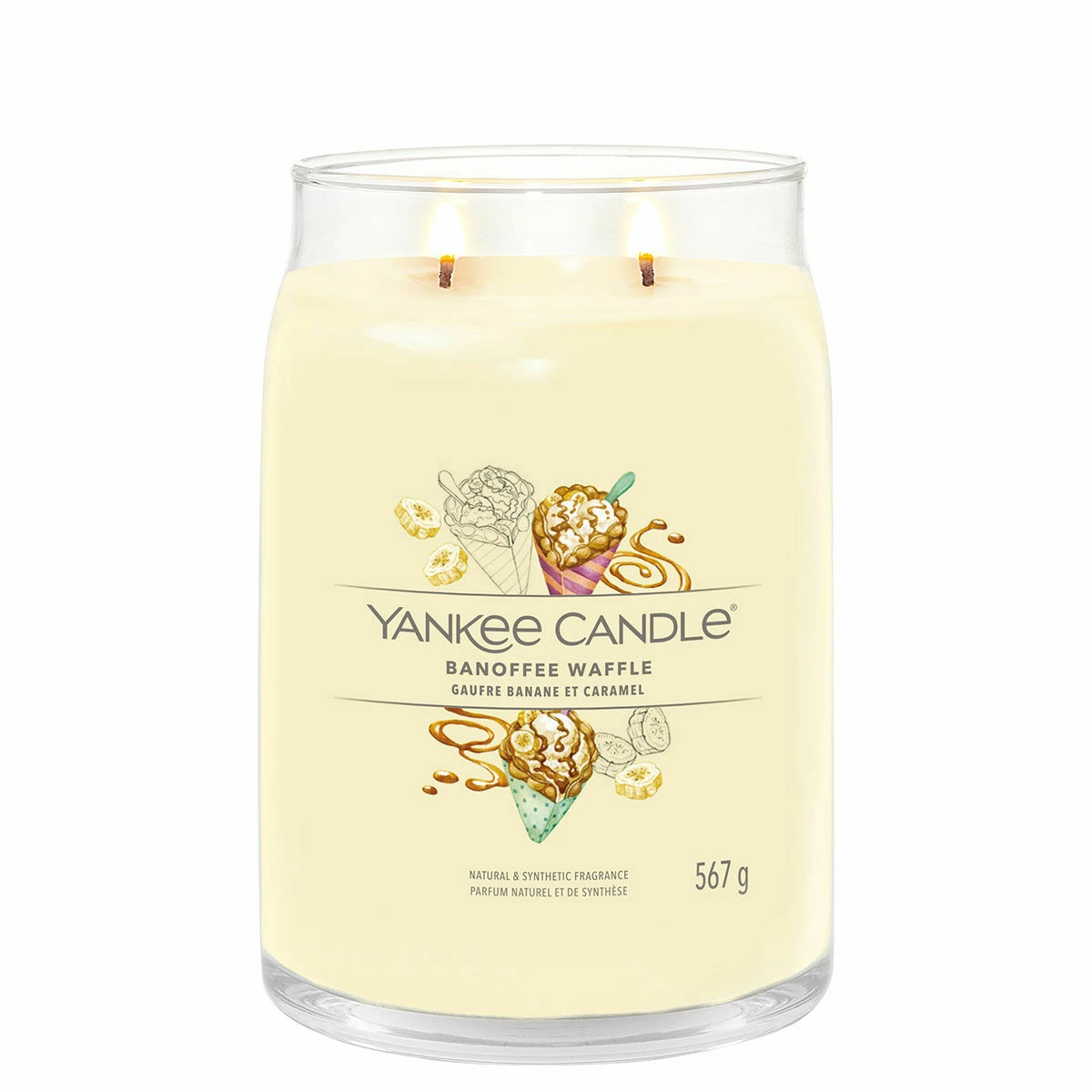 Yankee Candle Banoffee Waffle Signature Large Jar Candle 4 Yankee Candle Banoffee Waffle Signature Large Jar Candle - Image 2