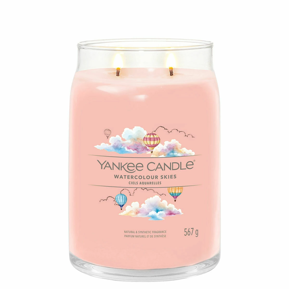 Yankee Candle Watercolour Skies Signature Large Jar Candle 4 Yankee Candle Watercolour Skies Signature Large Jar Candle - Image 2