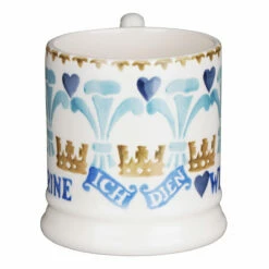 Emma Bridgewater Prince & Princess Of Wales Half Pint Mug -Campus Gifts Sales 1ppw010002 emma bridgewater prince princess of wales 12 pint mug 02m