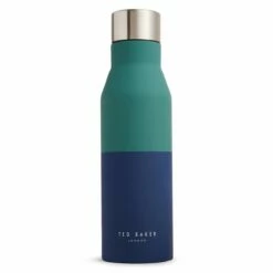 Ted Baker CLIFFI Two Tone Dark Green & Navy Water Bottle