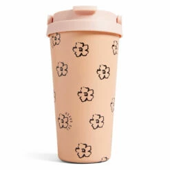 Ted Baker BETTANI Magnolia Flower Pink 450ml Large Travel Cup