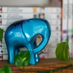 Tilnar Art Aluminark Brushed Aqua Extra Large Elephant -Campus Gifts Sales 34867 ba tilnar art aluminark brushed aqua extra large elephant lifestyle 2