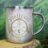 Personalised Fishing Club Stainless Steel Mug -Campus Gifts Sales 4004163 pmc personalised fishing club stainless steel mug 1