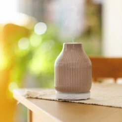 Aroma Home Purify & Balance Ceramic USB Ultrasonic Diffuser -Campus Gifts Sales aroma home ah dif0001 purify balance diffuser 4