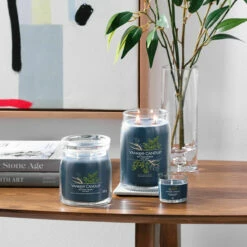 Yankee Candle Bayside Cedar Signature Medium Jar Candle 11 Yankee Candle Bayside Cedar Signature Medium Jar Candle -Campus Gifts Sales bayside cedar signature collection lifestyle 1 1