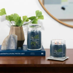 Yankee Candle Bayside Cedar Signature Medium Jar Candle 10 Yankee Candle Bayside Cedar Signature Medium Jar Candle -Campus Gifts Sales bayside cedar signature collection lifestyle 2 1