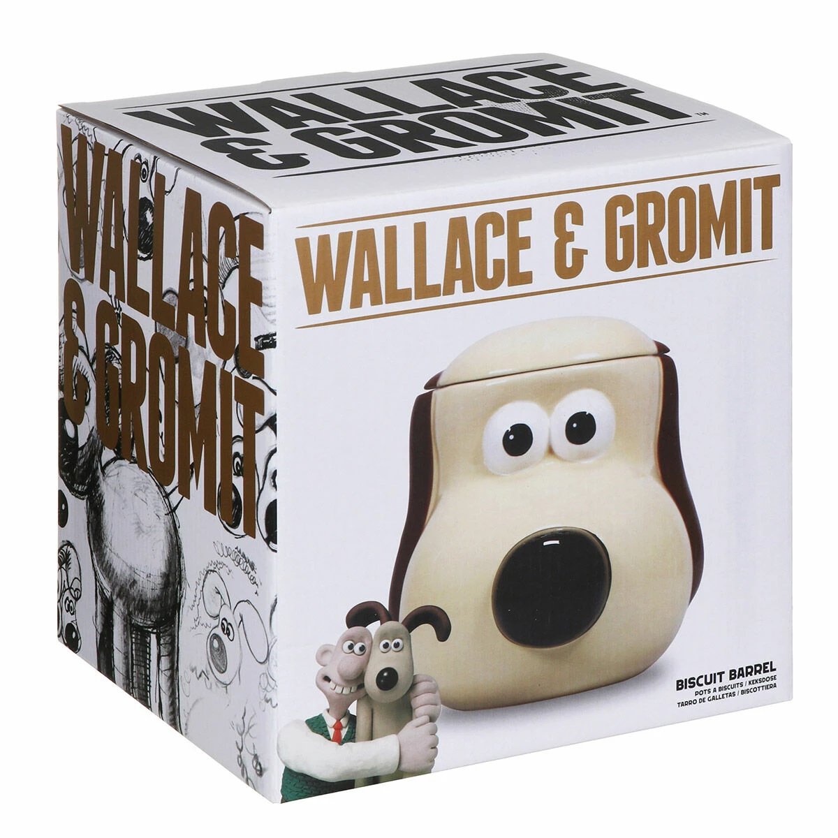 Wallace & Gromit– Gromit Shaped Cookie Jar 5 Wallace & Gromit– Gromit Shaped Cookie Jar - Image 3