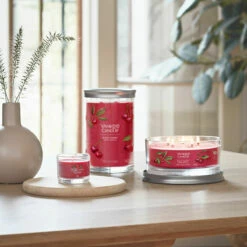 Yankee Candle Black Cherry Signature Multi-Wick Tumbler Candle 9 Yankee Candle Black Cherry Signature Multi-Wick Tumbler Candle -Campus Gifts Sales black cherry signature collection lifestyle 1