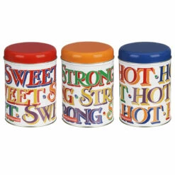 Emma Bridgewater Brighter World Set Of Three Round Caddies