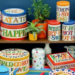 Emma Bridgewater Brighter World Set Of Three Round Caddies -Campus Gifts Sales bri3146 emma bridgewater brighter world set of three round cake tins ls
