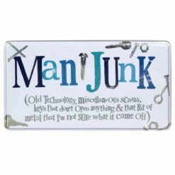 The Bright Side Extra Large Man Junk Tin -Campus Gifts Sales bright side bs130 extra large man junk tin 2