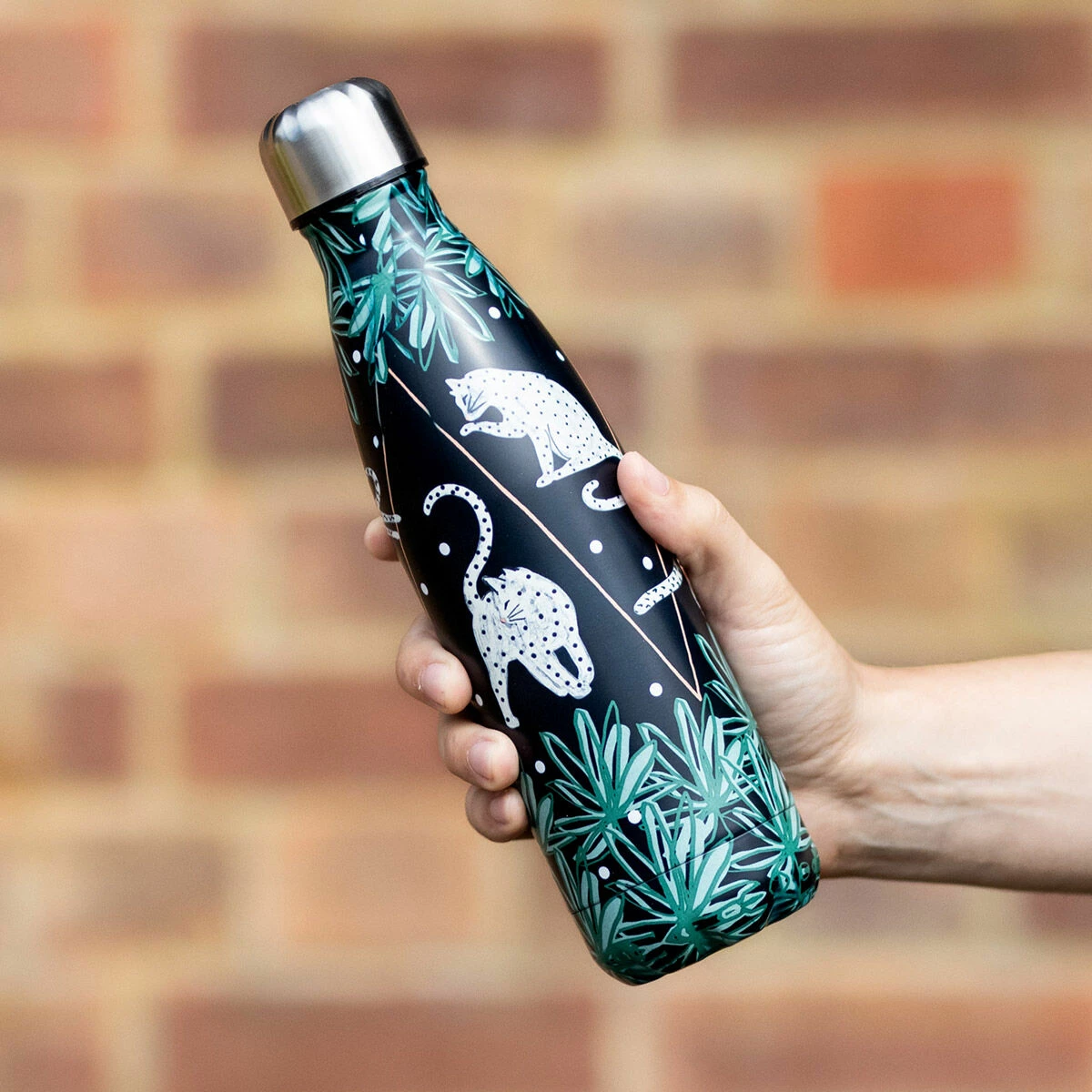 House Of Disaster Feline 500ml Thermal Water Bottle 4 House Of Disaster Feline 500ml Thermal Water Bottle - Image 2