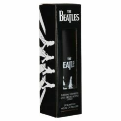 House Of Disaster The Beatles Abbey Road 500ml Thermal Water Bottle -Campus Gifts Sales disaster designs tbabbeyfla the beatles water bottle 2