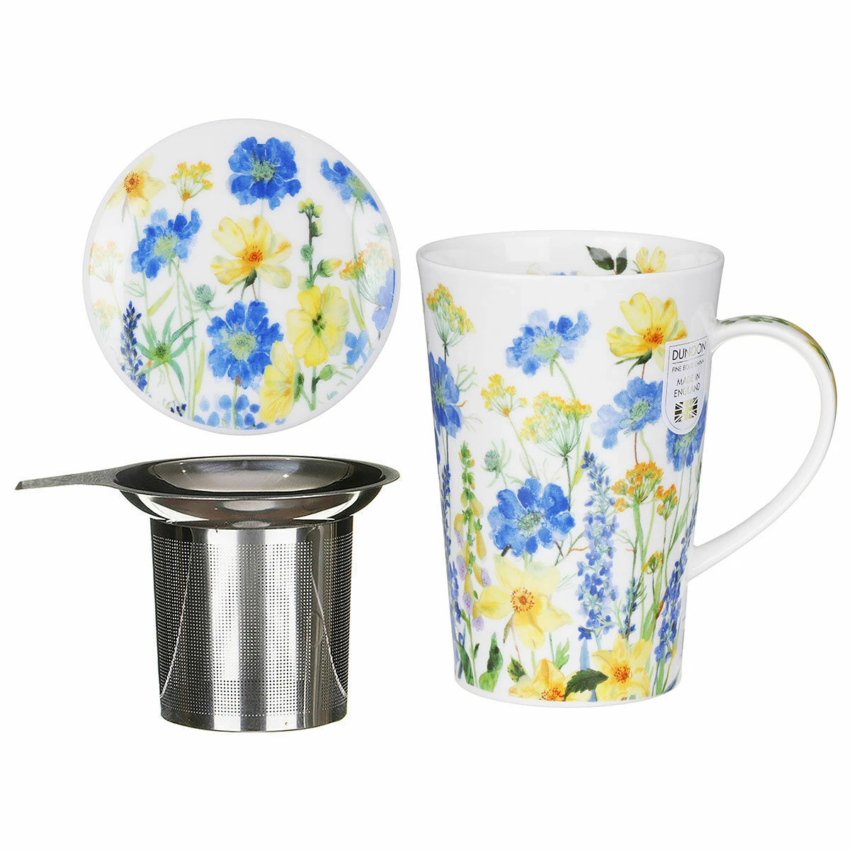 Dunoon Cottage Border Blue Shetland Tea Infuser Set 4 Dunoon Cottage Border Blue Shetland Tea Infuser Set - Image 2