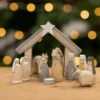 East Of India Natural Little Boxed Nativity Set 2 East Of India Natural Little Boxed Nativity Set -Campus Gifts Sales east of india 1542 boxed nativity lifestyle 1