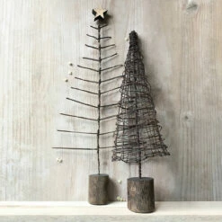 East Of India Rusty Wire Cone Christmas Tree -Campus Gifts Sales east of india 7298 rusty wire cone christmas large trees 2 1