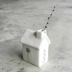 East Of India Small House Flower Vase -Campus Gifts Sales east of india eoi 5770 small house flower vase 2