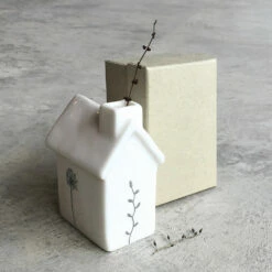 East Of India Small House Flower Vase -Campus Gifts Sales east of india eoi 5770 small house flower vase 3