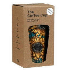 Eco Chic Sunflowers Stainless Steel Travel Coffee Cup 12 Eco Chic Sunflowers Stainless Steel Travel Coffee Cup -Campus Gifts Sales eco chic n015 sunflowers stainless steel travel coffee cup 04