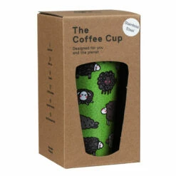 Eco Chic Green Sheep Stainless Steel Travel Coffee Cup -Campus Gifts Sales eco chic n08 green sheep stainless steel travel coffee cup 04