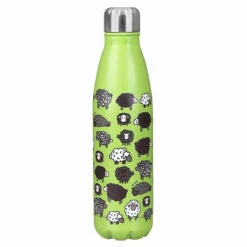 Eco Chic Green Sheep 500ml Thermal Drinks Bottle