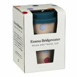 Emma Bridgewater Polka Dot Rice Husk Travel Cup -Campus Gifts Sales elite emma bridgewater pd6100 polka dot rice husk travel cup 2 copy 1