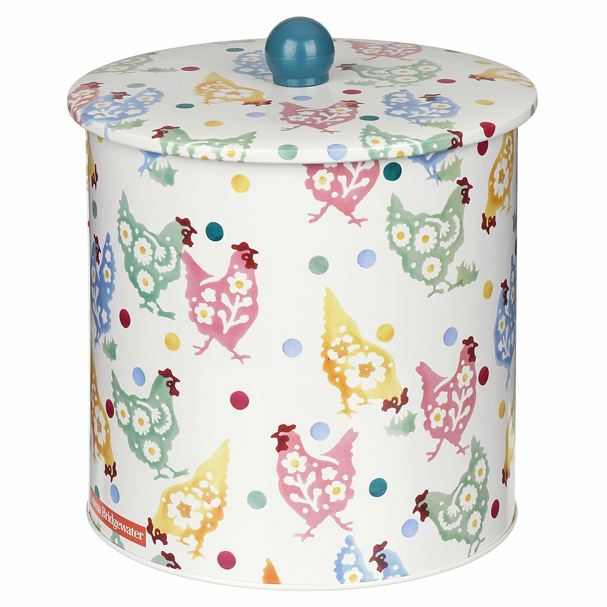 Emma Bridgewater Polka Spring Chicken Biscuit Barrel 3 Emma Bridgewater Polka Spring Chicken Biscuit Barrel
