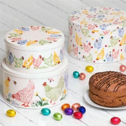 Emma Bridgewater Spring Chicken Set Of Three Round Cake Tins -Campus Gifts Sales elite pdc3146 emma bridgewater spring chicken set of three cake tins ls