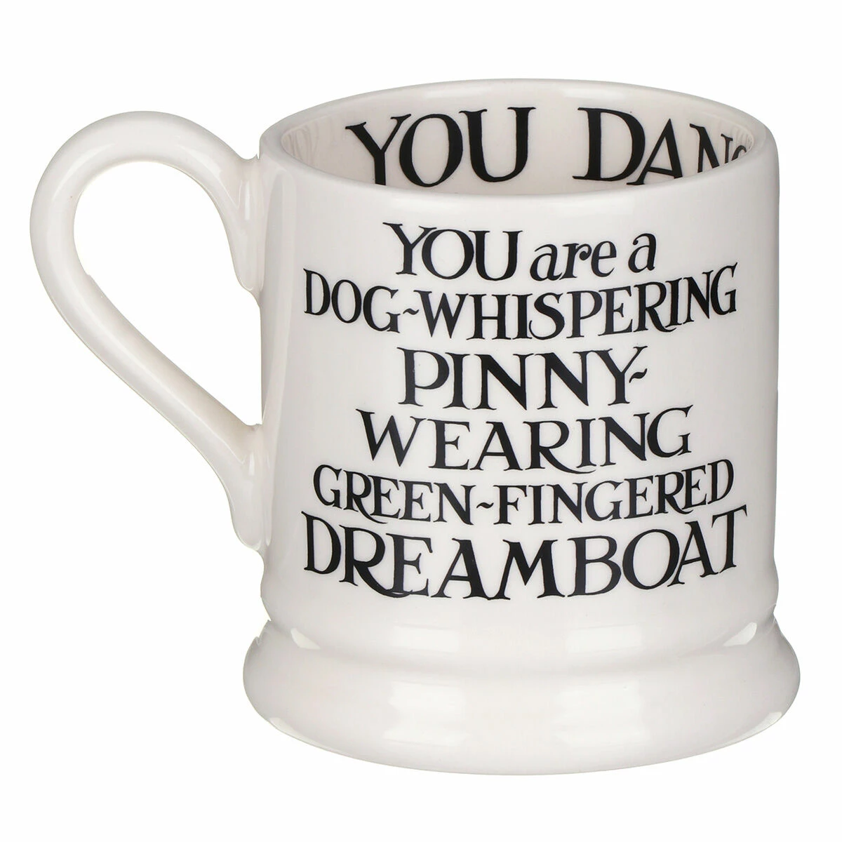 Emma Bridgewater Black Toast King Of Cool & Queen Of Rock Set Of Two Half Pint Mugs 5 Emma Bridgewater Black Toast King Of Cool & Queen Of Rock Set Of Two Half Pint Mugs - Image 3