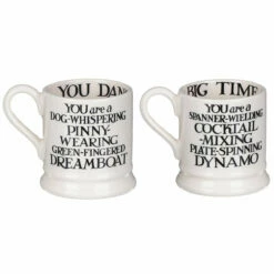 Emma Bridgewater Black Toast King Of Cool & Queen Of Rock Set Of Two Half Pint Mugs 16 Emma Bridgewater Black Toast King Of Cool & Queen Of Rock Set Of Two Half Pint Mugs -Campus Gifts Sales emma bridgewater 1kiq010013 king of cool queen of rock mugs 6