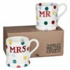 Emma Bridgewater Polka Dot Mr & Mrs Set Of 2 Half Pint Boxed Mugs -Campus Gifts Sales emma bridgewater polka dot mr and mrs set of 2 half pint mugs 1pod020013 x1m