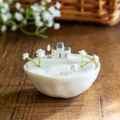 East Of India Waters Edge Flat Bud Vase