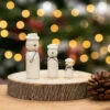 East Of India Christmas Set Of 3 Porcelain Snowmen -Campus Gifts Sales eoi 5819 east of india xmas set of three porcelain snowmen lifestyle 1