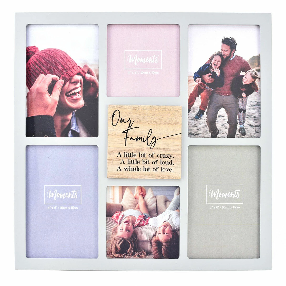 Widdop & Co Moments Wooden Collage Frame – Our Family 3 Widdop & Co Moments Wooden Collage Frame – Our Family