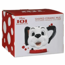 Disney 101 Dalmatians Shaped Mug -Campus Gifts Sales half moon bay mugddc17 disney 101 dalmatians shaped mug 4