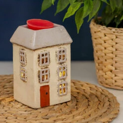 Shudehill Village Pottery Cream House Wax Melt & Oil Warmer -Campus Gifts Sales joe davies 320030 shudehill village pottery cream house wax melt oil warmer lifestyle 2