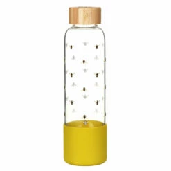 Joules Bees Glass Water Bottle 8 Joules Bees Glass Water Bottle -Campus Gifts Sales joules jls2101 j bee print glass water bottle 03